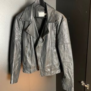 Top man Premium leather jacket